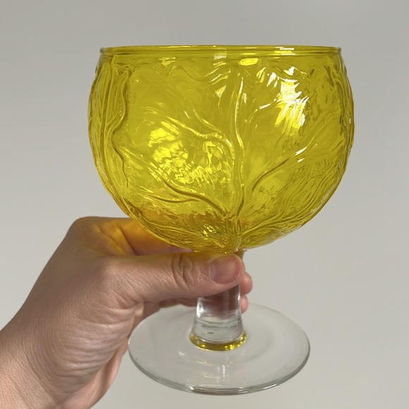 SECLA 3 Sigma Taste Setter Cabbage Wine /Water /Goblet Glasses - Picture 11 of 13